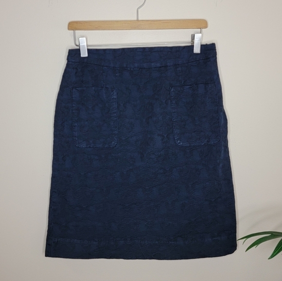 Anthropologie Dresses & Skirts - Anthropologie Moulinette Soeurs | Textured Pencil Skirt with Front Pockets